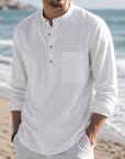 Men’s Linen Beach Shirt