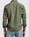 Gentleman's Casual Cotton Basic Shirt