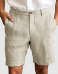 Gentleman's Casual Cotton Linen Shorts