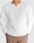 Gentleman's Simple V-Neck Cotton T-Shirt