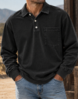 MIVANITY Vintage Forge Henley Shirt Rugged Heritage Style With Everyday Comfort