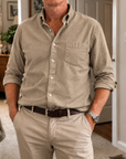 Mivanity Savior Men's Daily Classic Washed Shirt