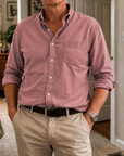 Mivanity Savior Men's Daily Classic Washed Shirt