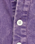 Mivanity Acid Wash Cotton Polo Shirts
