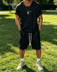 Mivanity Athleisure Fusion T-Shirt Shorts Sets