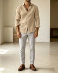Mivanity Basic Casual Cotton Shirts