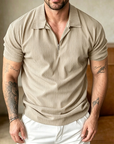 Mivanity Beathable Corduroy Polo Shirts