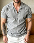 Mivanity Beathable Corduroy Polo Shirts