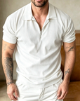 Mivanity Beathable Corduroy Polo Shirts