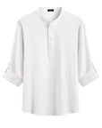 Mivanity Casual 2 Pieces Henley Shirts Sets