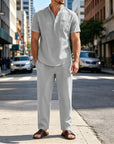 Mivanity Casual Beach Cotton Linen Sets