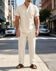 Mivanity Casual Beach Cotton Linen Sets