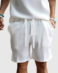 Mivanity Casual Breathable Pit Strip Tracksuit Sets