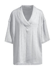 Mivanity Casual Cable Knit T-shirt Sets