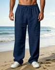Mivanity Casual Cotton Drawstring Waist Pants