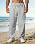 Mivanity Casual Cotton Drawstring Waist Pants