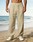 Mivanity Casual Cotton Drawstring Waist Pants