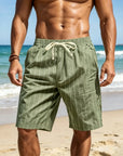 Mivanity Casual Cotton Stripe Shorts