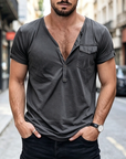 Mivanity Casual Essential Henley Shirt