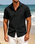 Mivanity Casual Linen Button Down Shirts