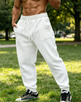 Mivanity Casual Loose Fit Jacquard Jogging Pants