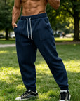 Mivanity Casual Loose Fit Jacquard Jogging Pants