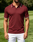 Mivanity Casual Old Money Knit Polo Shirts