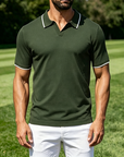 Mivanity Casual Old Money Knit Polo Shirts