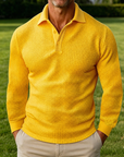 Mivanity Casual Regular Fit Waffle Polo Shirts