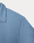 Mivanity Casual Water Ripple Textured Shirt Sets