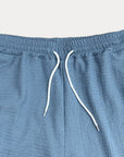 Mivanity Casual Water Ripple Textured Shirt Sets