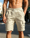 Mivanity Classic Breathable Cotton Cargo Shorts