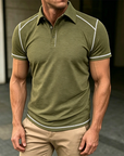 Mivanity Classic Soft Color Block Polo Shirts
