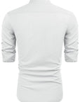 Mivanity Embroidered Guayabera Linen Shirts