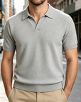 Mivanity Embroidered collar polo shirts