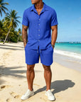 Mivanity Leisure Textured Shirt Sets