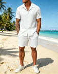 Mivanity Leisure Textured Shirt Sets