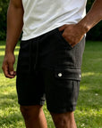 Mivanity Lightweight Cotton Cargo Shorts
