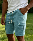 Mivanity Lightweight Cotton Cargo Shorts
