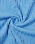 Mivanity Lightweight Ribbed Knit Polo Shirts