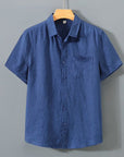 Mivanity Men Linen Shirt Summer Shirts