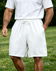 Mivanity Men's Casual Simple Solid Color Comfortable Shorts