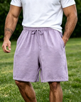 Mivanity Men's Casual Simple Solid Color Comfortable Shorts