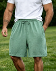 Mivanity Men's Casual Simple Solid Color Comfortable Shorts