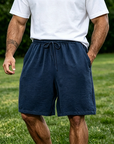 Mivanity Men's Casual Simple Solid Color Comfortable Shorts