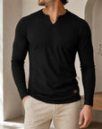 Mivanity Men's Casual V-Neck Base Layer T-Shirts
