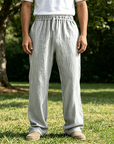 Mivanity Men's Comfortable Linen Loose Casual Breathable Trousers