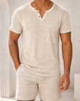 Mivanity Men's Lightweight Breathable V-Neck T-Shirts