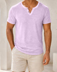 Mivanity Men's Lightweight Breathable V-Neck T-Shirts
