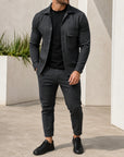 Mivanity Men's Lightweight Jacket Pants Sets